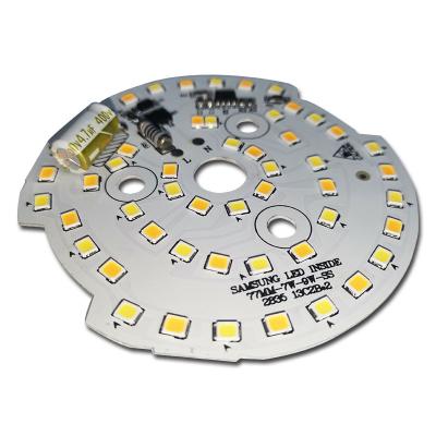 China High Quality Samsung 2835SMD 2 Color High Voltage 9W LED Drive AC 220V IC Downlight Accessories Switchable Modules for downlight for sale