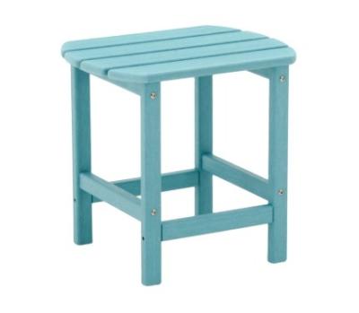 China Eco-friendly\UV Resistant\Water Proof\Coloful Heavy Duty HDPE Plastic Camping Portable Side Table All-weather and UV-protected Weather Tables for sale