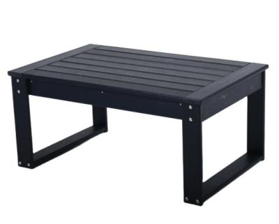 China Wholesale Plastic Coffee Table Weather Resistant & Weather Resistant & UV-Protected Waterproof\Water Proof Outdoor Eco-Friendly\UV Tea Table HDPE Coffee Table For Sofa Set for sale