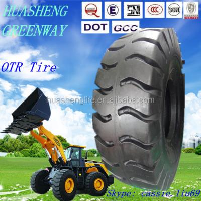 China Container Handling Tire OTR TIRE 1600X25 1800X25 2100X25 2400X29 1800X33 Loaders Bulldozers for sale