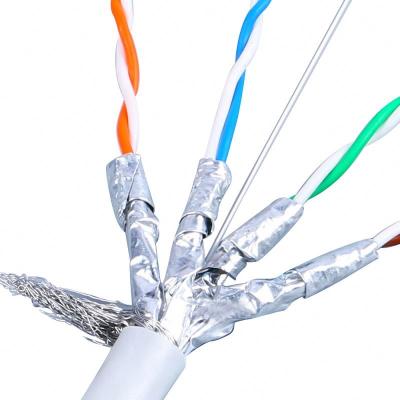 China CAT6A F/FTP Ethernet Cable Network Cable Copper LAN Cable for sale