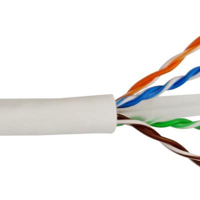 China 305m pure solid bare copper ethernet cable cat6a pure solid bare copper utp for sale