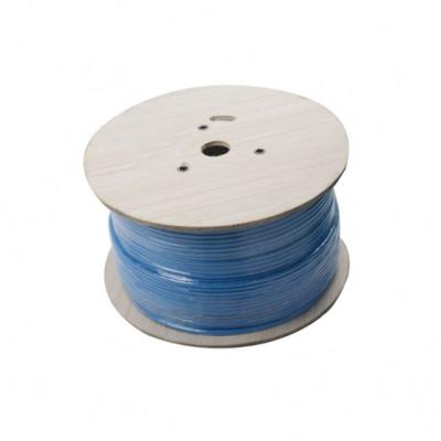 China Stock LSZH 500Mhz 23AWG pure copper bare copper blue color utp cat6a unshielded lan cable for sale