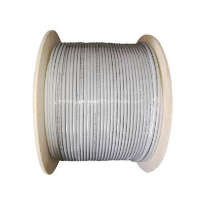 China Pure solid bare copper 1000ft solid bc sftp cat 6a cat6a skin foam skin install shielded copper wire for sale