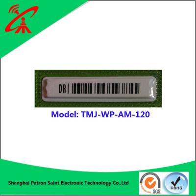 China Waterproof DR Sticker White Back Mall Shop EAS  Soft Security Tags With Barcode for sale