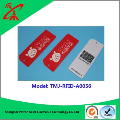 China Plastik- Umbau kundenspezifischer Mini-rfid PVC-Plastikgepäckanhänger UHF- RFID 860-960MHZ zu verkaufen