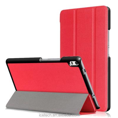 China Cheap stand flip cases price tablet flip case folio cover for lenovo tab 4 8inch 10inch. for sale