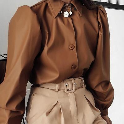 China QUICK DRY woman tops 2021 fashionable top high quality women long sleeve tops clothes crop ladies blouses for sale