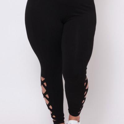 China Wholesale Viable Waist Women Loose Drawstring Pants Summer Ladies Tall Plus Size Legs Trousers for sale