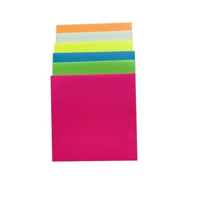 China Self-adhesive Colorful Transparent Removable Translucent Post-it Notepads Reminder Message School Office Sticky Notes for sale