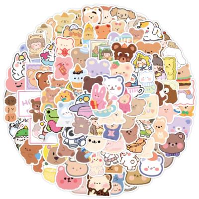 China Decorative Custom Waterproof Vinyl Die Cut Sticker PVC Sticker for sale