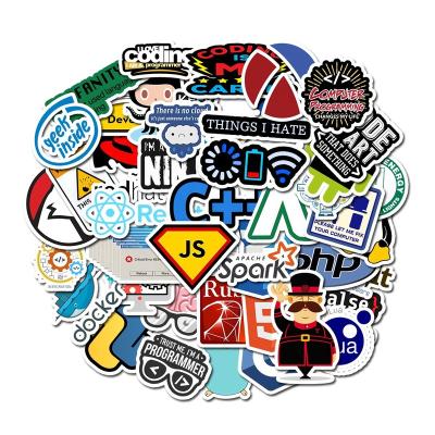 China 100Pcs Decorative Sticker Laptop Mac Snowboard DIY Waterproof Vinyl Sticker for sale