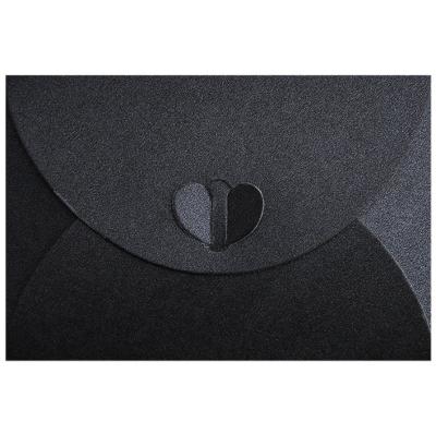 China Custom Mini Kraft Envelope Heart Lock Greeting Card Envelope Without AdhesiveMailing Credit Card Paper Envelopes for sale