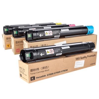 China X&O COMPATIBLE genuine quality compatible Xerox C7030 toner used for photocopy machine versalink C7020 C7030 for sale