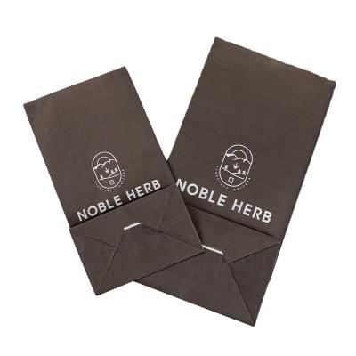 China Biodegradable fashion biodegradable custom for food grade recycled brown paper bag with kraft paper logo printed bag food for sale