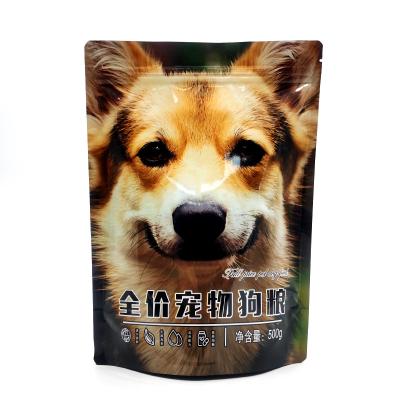 China Disposable 5 kg custom slipper frosted plastic packaging underdress plastic aluninun foil bags ziplock stand up ouch dog plastic bag for sale