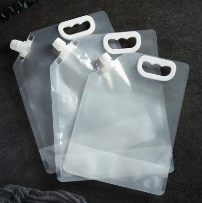 China 1.5L Large Capacity Disposable Stain Water Bag Sport Portable Plastic Sachet For Sachet Water for sale