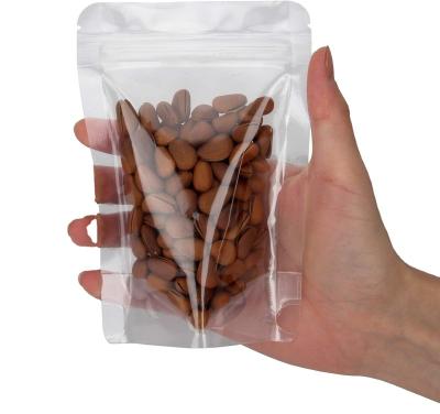 China Doypack Disposable Microwave Packaging Bag Coffee Nuts Food Grade Disposable Custom Resealable Ziplock Plastic Bag for sale