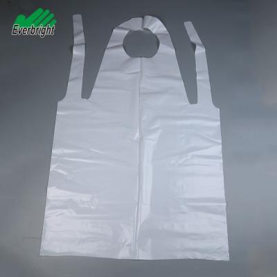 China Cheap Plastic Kitchen Aprons Smooth Or Embossed Disposable Apron for sale