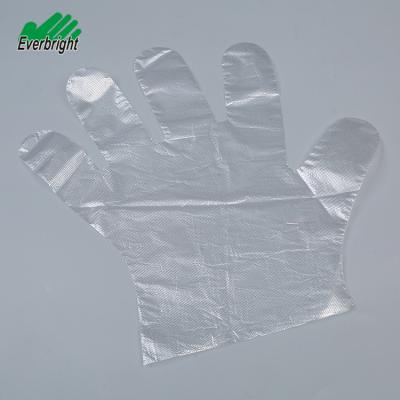 China White Color PE Glove Disposable HDPE Gloves For Hair Color Dye Dye M for sale