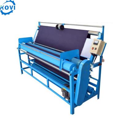 China Textile Industry Multifunctional Fabric Roll Inspection And Measuring Automatic Rolling And Counting Machine With Digital Counter Meter for sale