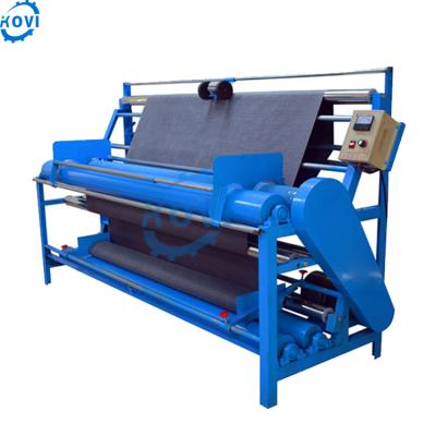 China Knitted Cloth Roll Slitting Machine Fabric Inspection Measuring Roll Slitting Equipment Textile Rolling Machine for sale