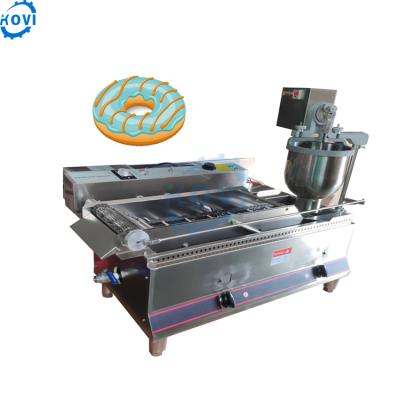 China Gas Donut Making Maker Machine Automatic Deep Fryer Gas Donut Ball Donut Making Machine for sale