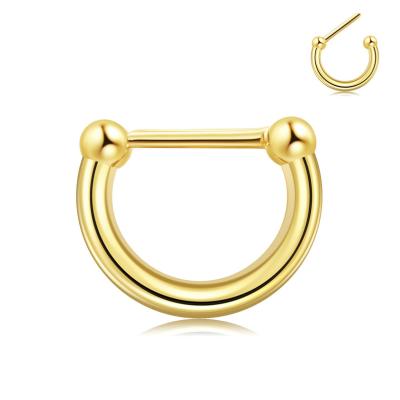 China CLASSIC Factory Wholesale Nose Rings Bulk 316L Stainless Steel Jewelry Nose Rings for sale