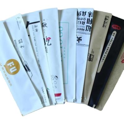 China Custom Disposable Cutlery Set Eco-Friendly and Novelty Design in Paper Bag for Recycling for sale