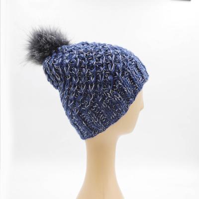 China COMMON Pom Pom Soft Hat Lovely Student Sweet Cool Beanie Winter Warm Hand Knit Hair Ball for sale