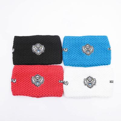 China Latest Skin Friendly In The Running Streetwear Outdoor Hair Decoration Headband Cool Knitted Headband for sale