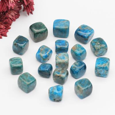 China China Wholesale Natural Polished Tumbled Crystals Healing Stones Apatite Tumble For Craft Decoration for sale