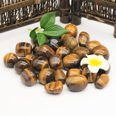 China China High Quality Worry Energy Healing Stone Hand Carved Crystal Plam Yellow Tiger Eye Crystal For Decoration for sale