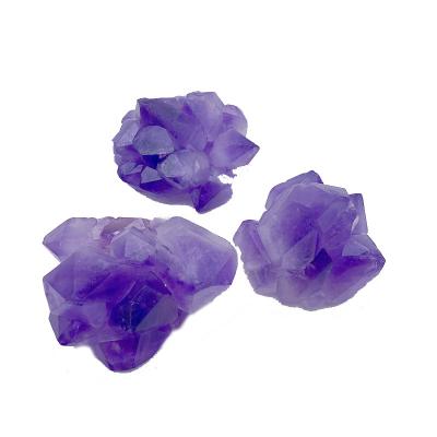 China China Energh Yoga Meditation Reiki Therapy Healing Flower Crystal Rough Raw Natural Amethyst for sale