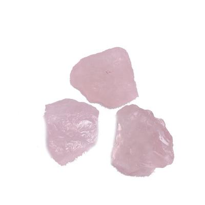 China Wholesale Natural China Energh Yoga Meditation Reiki Therapy Healing Rose Quartz Crystal Rough Raw for sale