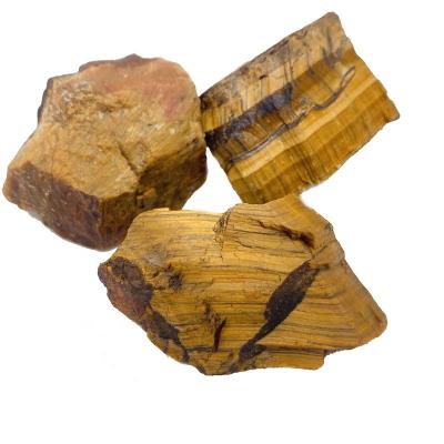 China Wholesale Natural Tiger Eye Therapy Reiki Meditation China Yoga Crystal Rough Raw Energh Healing for sale