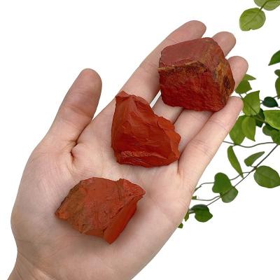 China Wholesale Natural Healing Jasper Crystal Rough Raw Red China Energh Yoga Meditation Reiki Therapy for sale