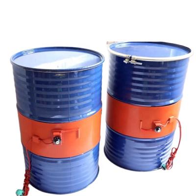 China Hotels 12v 24v 48v 110v 120v 220v 230v 240v 500w Industrial Flexible Oil Band Barrel Silicone Rubber Drum Heaters For Gas Cylinder for sale