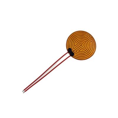 China Hotels Slim Polyimide Round Film Heater Kapton Heating Element for sale