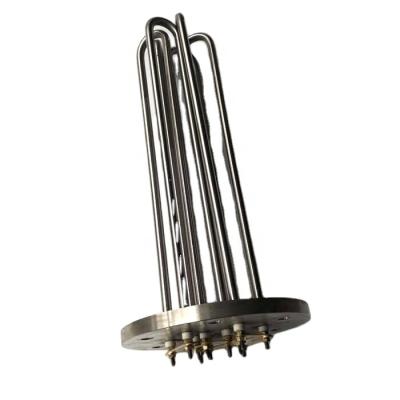 China Water/Oil Heater Industrial Water Tank Immersion Heater Electric Flange Heater for sale