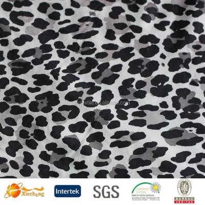 China Plain Nylon Lycra Fabric Swimwear Fabric Leopard Prints Bikini Fabric for sale