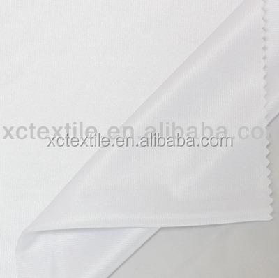 China Simple White Sheer Nylon Spandex Elastane Swimming Fabric for sale