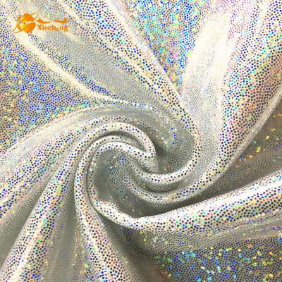 China Plain Foil Print Lycra Spandex Swimwear Fabric for sale