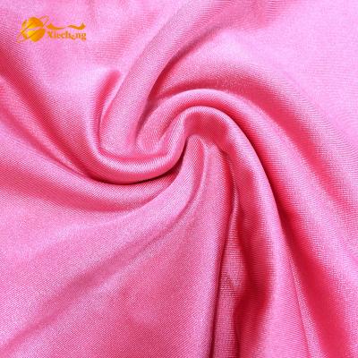 China Shiny High Quality Simple Poly/Lycra Blend Swimwear Lycra Fabric for sale