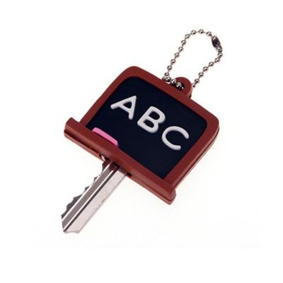 China Fashionable Cute Soft PVC Key Cover Soft PVC Promotion Gift Custom 3d Rubber Key Caps for sale