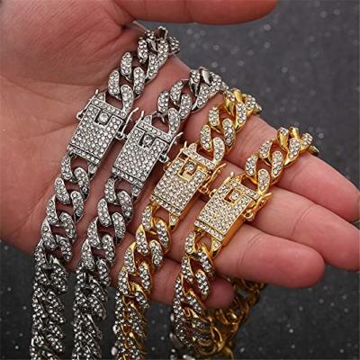 China Envionmental Fashion Friendly Simple Design Hiphop Cuban Link Bracelets Men Women Gold Silver Color Jewelry Luxury Gifts for sale