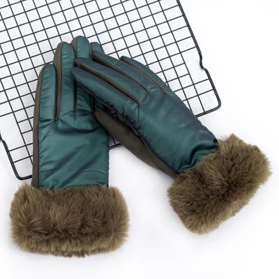 China Touch Screen Women Winter Gloves Warm Touch Screen Gloves Windproof Gloves For Women Girls Winter Using for sale