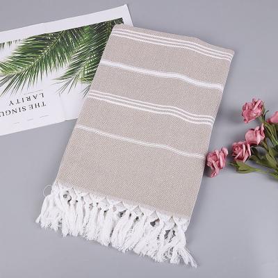 China 2018 New Compressed Turkish 100% Turkish Peshtemal Pestemal Cotton Bath Towel Gift Spa Gym Yoga Beach 100X180cm for sale