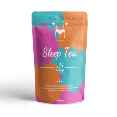 China Blend 28 Decaffeinated Organic Tea Bags Sleep Sleep Tea With Soothing Chamomile Tea For Anxiety for sale