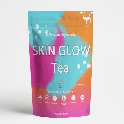 China Decaffeinated Herbal Skin Glow Tea Herbal Detox Anti Aging Beauty Good For Female for sale